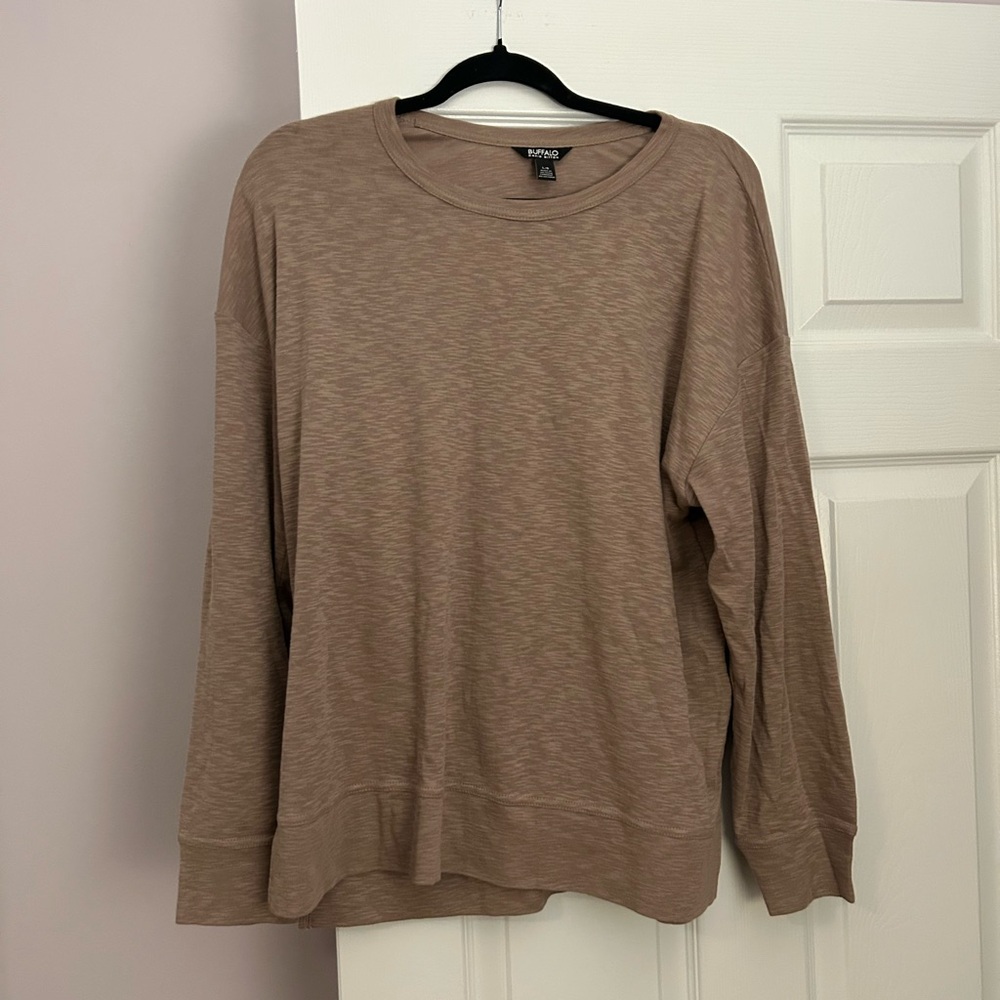 Tan Long Sleeve Top